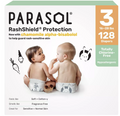 Parasol Chlorine-Free Diapers with RashShield Protection - Size 3 - 128ct - Canda